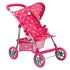 PITUSO Кукольная коляска Прогулка Stars/Pink/Звезды/Розовый 58*33,5*56