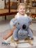 PITUSO Качалка (с сиденьем) Коала+игрушка ,Серый, 61*28*52см