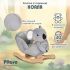 PITUSO Качалка (с сиденьем) Коала+игрушка ,Серый, 61*28*52см