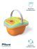 PITUSO Игровой набор Мини кухня в корзине (Бургеры) 22,5*19,5*17,5 см, 32 эл-та